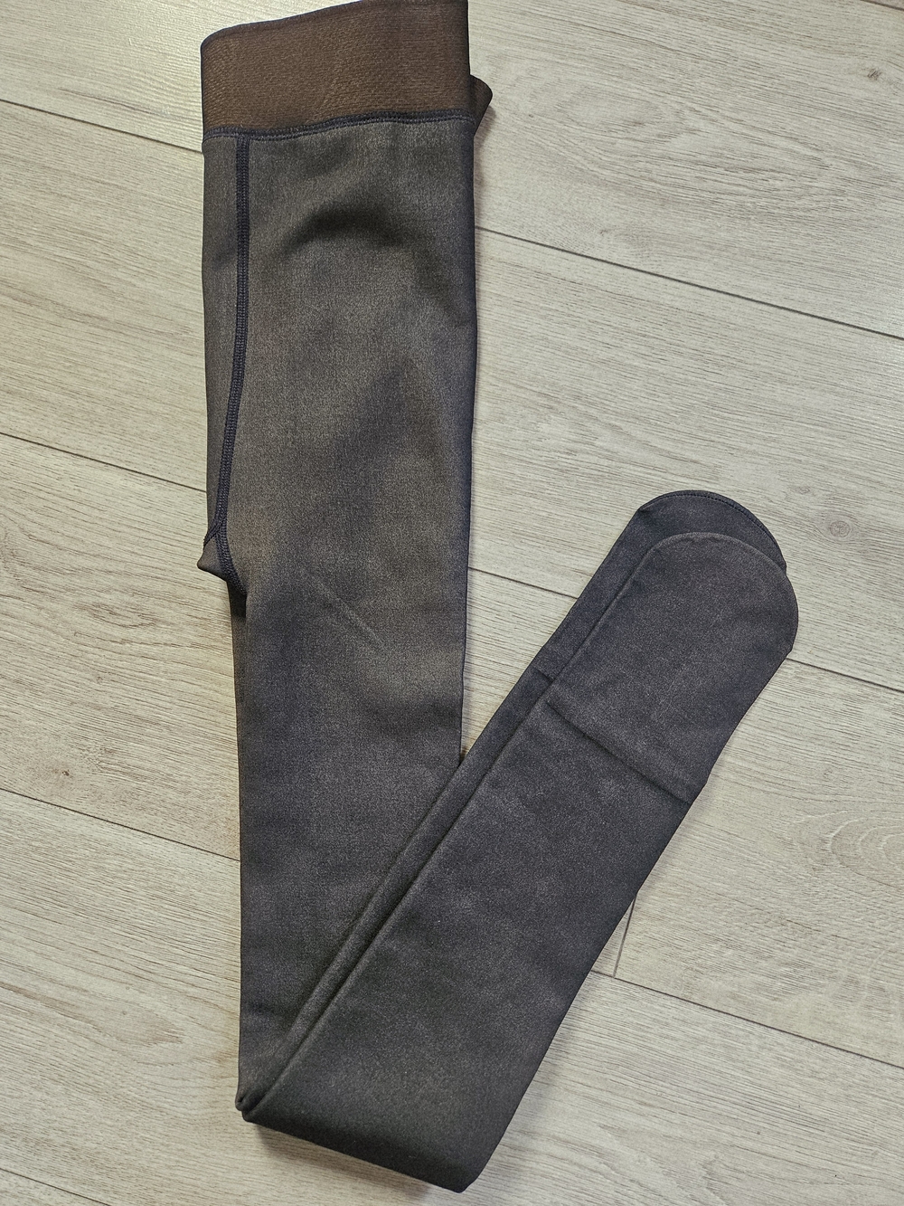 Fleece Lined Black Tights Size 2 Warm Winter Thermal Opaque Hosiery🔥